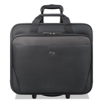 Solo Classic Rolling Case, 17.3", 16 3-4" X 7" X 14 19-50", Black freeshipping - TVN Wholesale